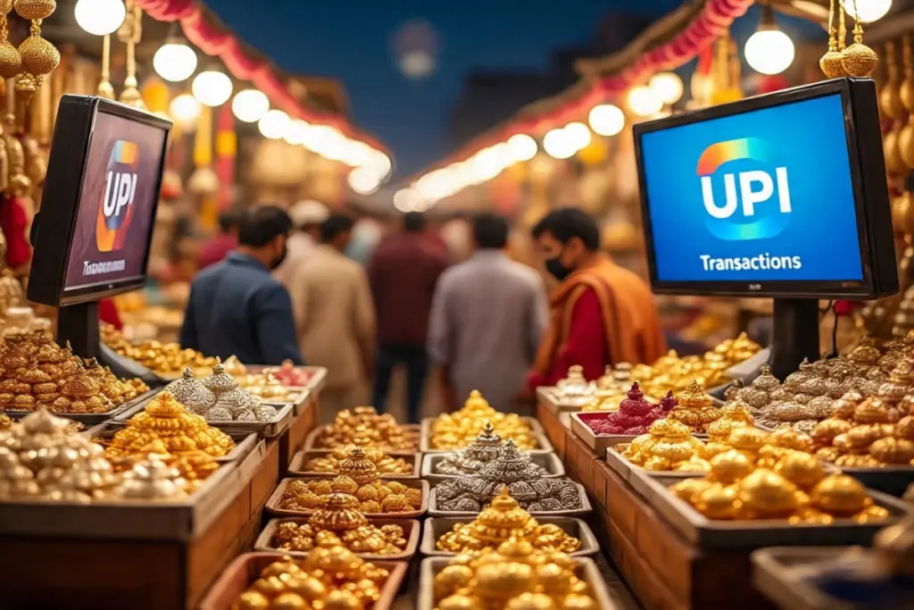UPI Record On Dhanteras