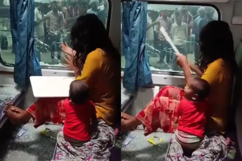 Viral Train Video, Angry Woman