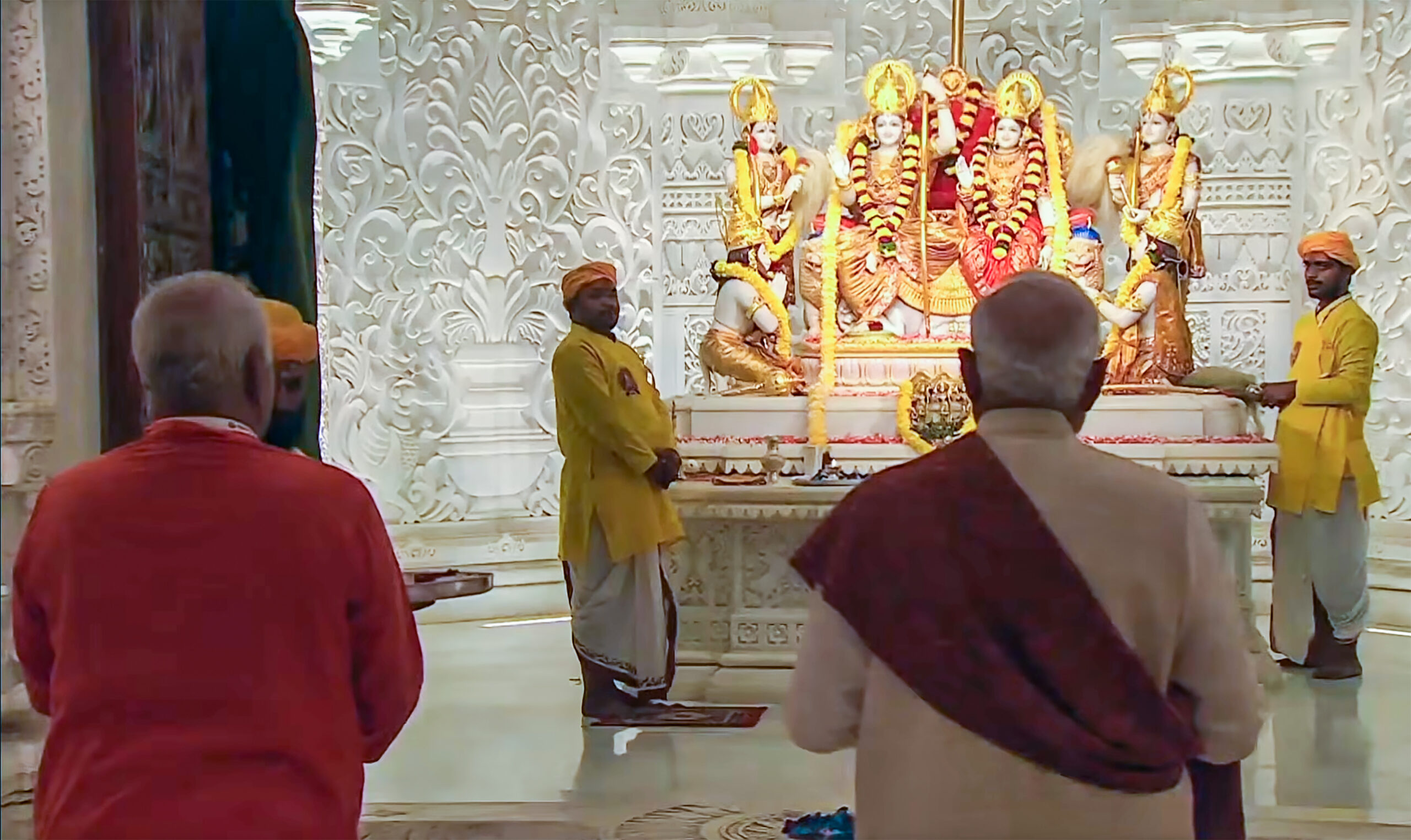 Ayodhya Ram Mandir Flag Hoisting Mohan Bhagwat Emotional Address Ram Rajya Flag Symbolism Tribute to Saints