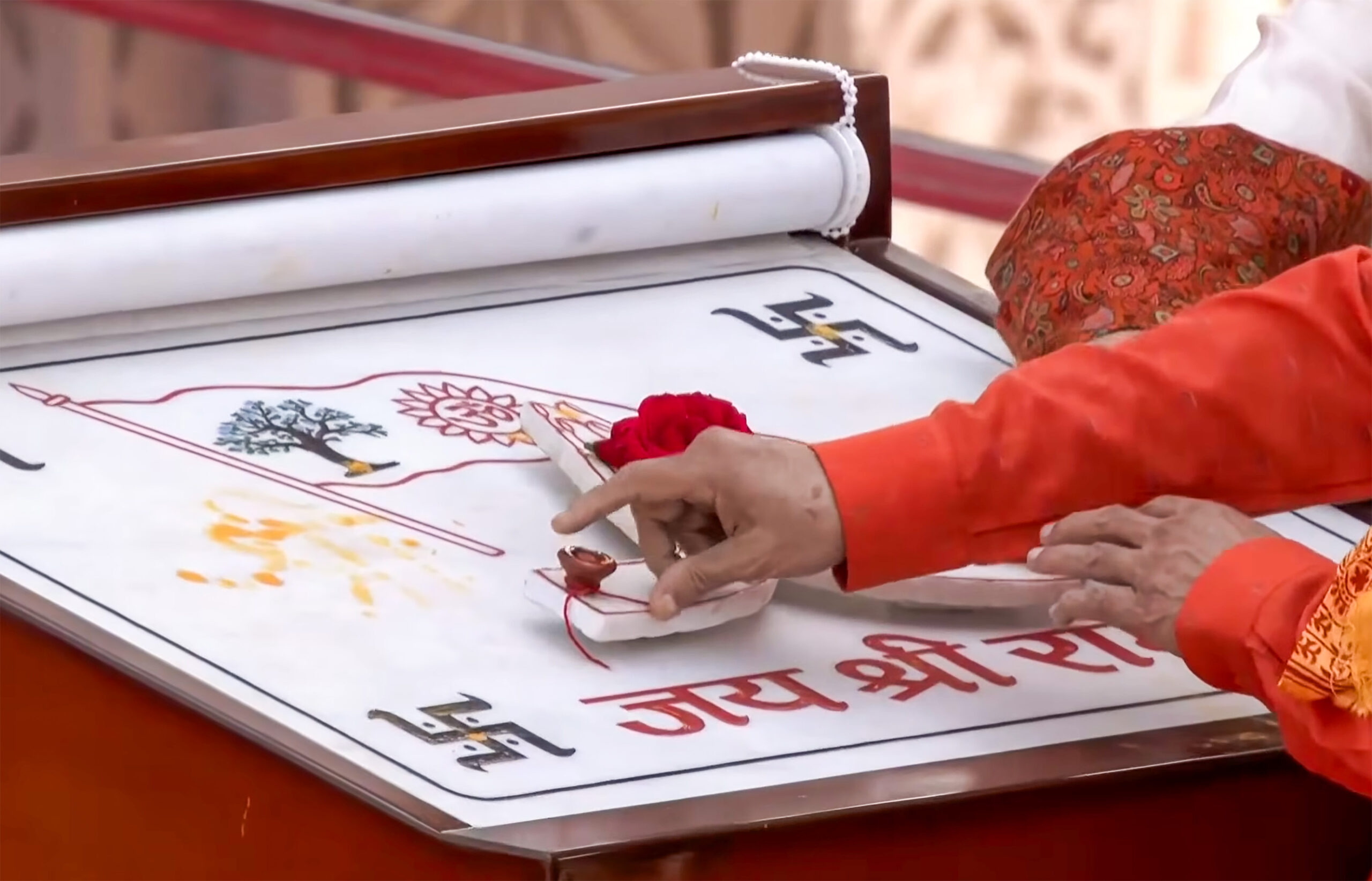 Ayodhya Ram Mandir Flag Hoisting Mohan Bhagwat Emotional Address Ram Rajya Flag Symbolism Tribute to Saints