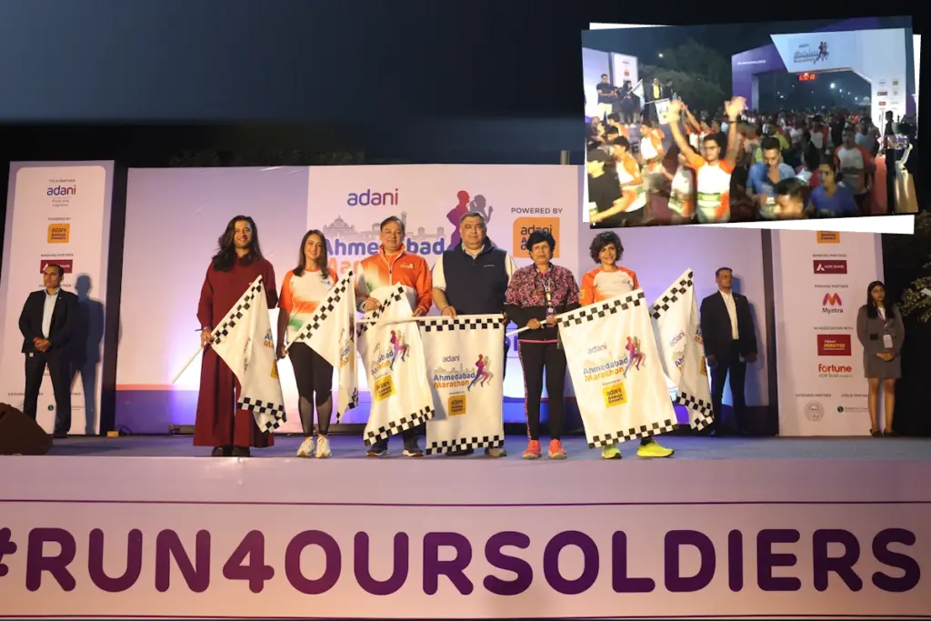 Adani Ahmedabad Marathon run