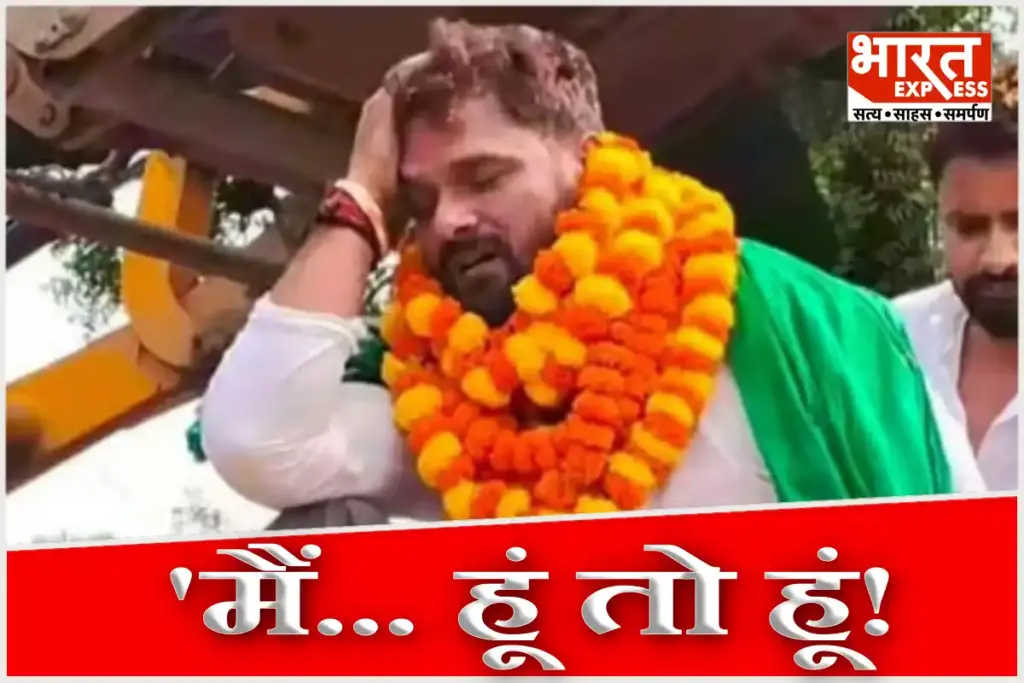 Bihar Election 2025 Bhojpuri Star Khesari Lal Yadav Attack on Pawan Singh Nirahua Challenging Them And Said I Will Quit Politics
