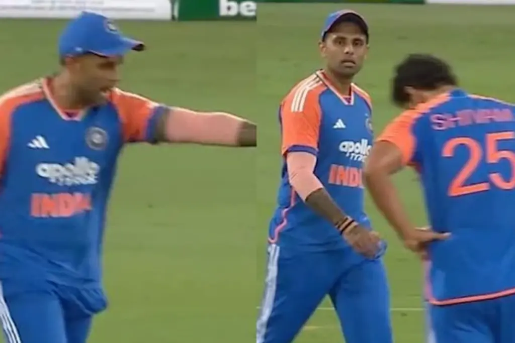 Suryakumar Yadav Angry on Shivam Dubey