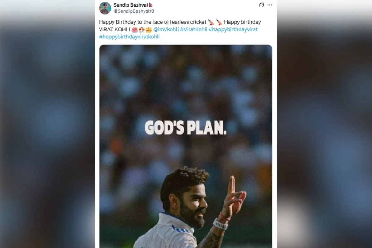 एक यूजर ने विराट को निडर बताते हुए लिखा, निडर क्रिकेट के चेहरे विराट कोहली को जन्मदिन की हार्दिक शुभकामनाएं.