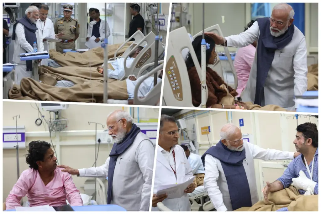 PM Modi Visits LNJP Hospital