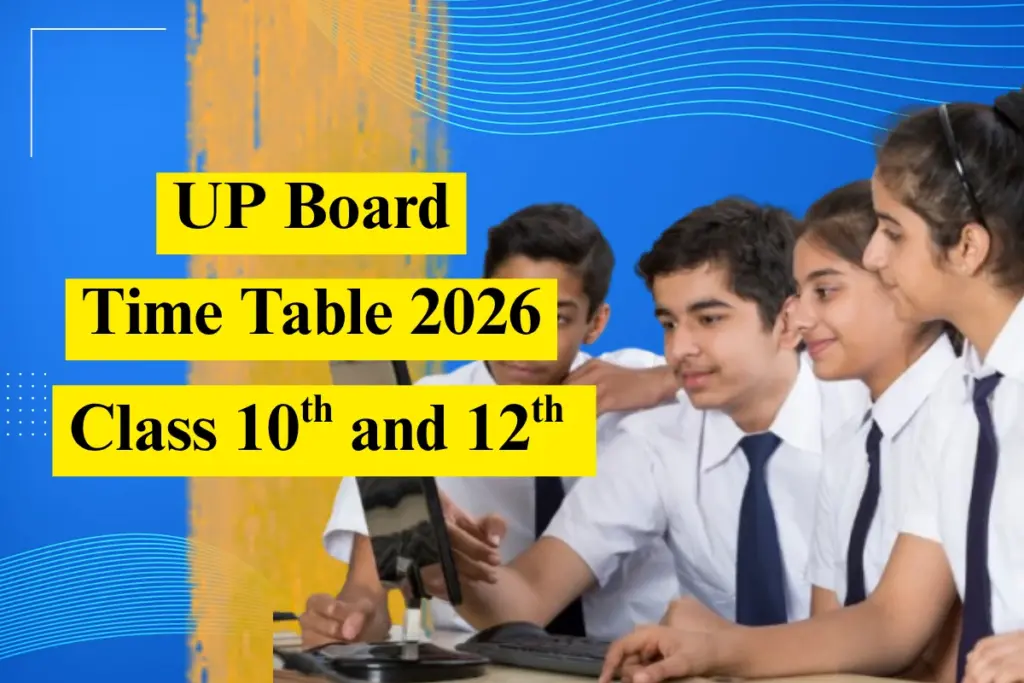 UP Board Time Table 2026