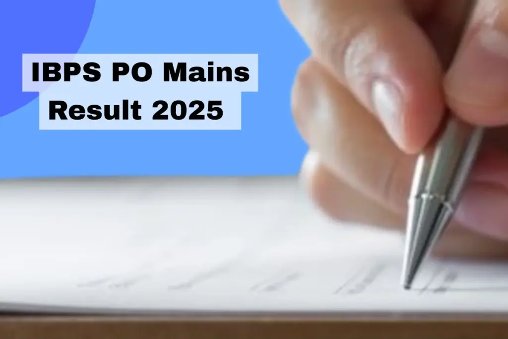 IBPS PO Mains Result 2025