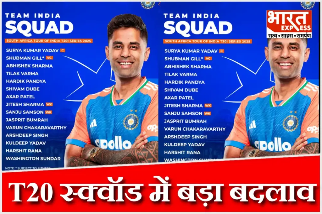 IND-vs-SA-T20-Series-2025-Team-India-Squad-Announced-Suryakumar-Yadav-to-Lead.