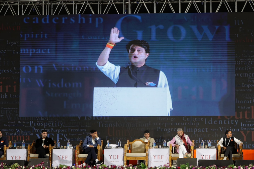 Jyotiraditya Scindia Said In Indore Under PM MOdi Leadership We Change Development Meaning