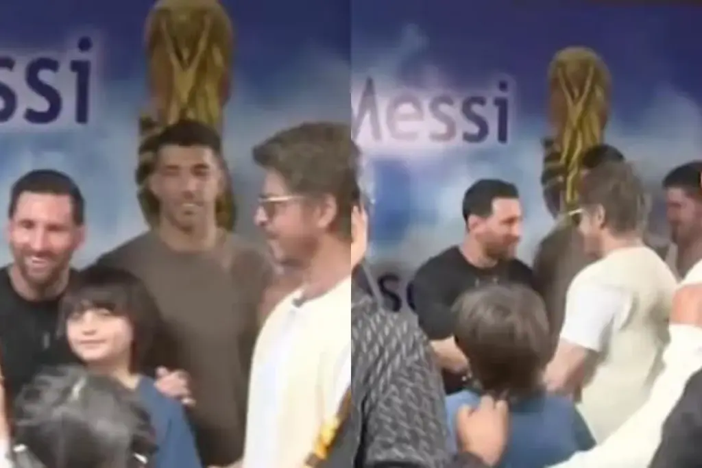 Lionel Messi Meets Shahrukh Khan