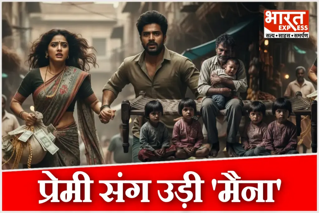 Mainpuri Woman Sangita Cheated Husband And 5 Child For Her Mobile Lover Flees with Cash & Jewelry