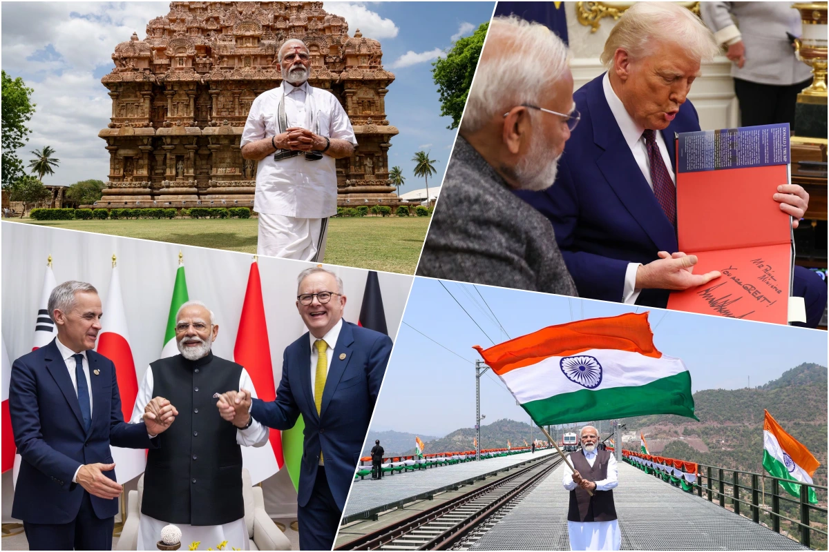 कैसा रहा पीएम मोदी के लिए साल? शेयर कीं 2025 की 65 खास तस्वीरें