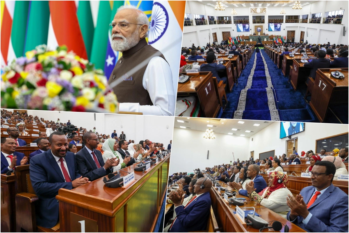 शेरों की धरती पर पीएम मोदी के लिए 50 बार बजी तालियां… इथियोपिया के संसद में क्या बोले प्रधानमंत्री?