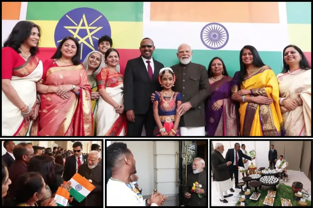 PM Modi Arrives In Ethiopia