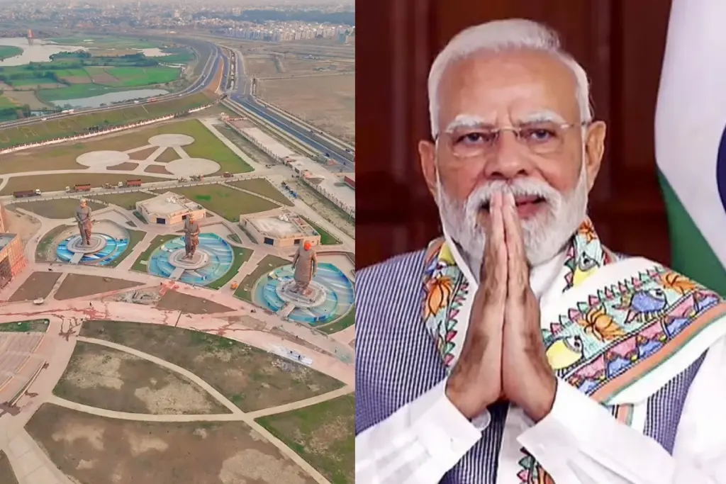 PM Modi grandly inaugurate the Rashtra Prerna Sthal in Lucknow On 25 December
