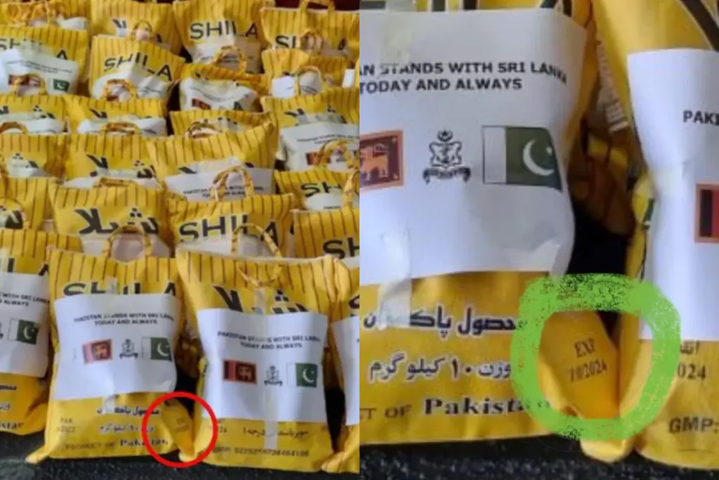 Pakistan Expired Relief to Sri Lanka
