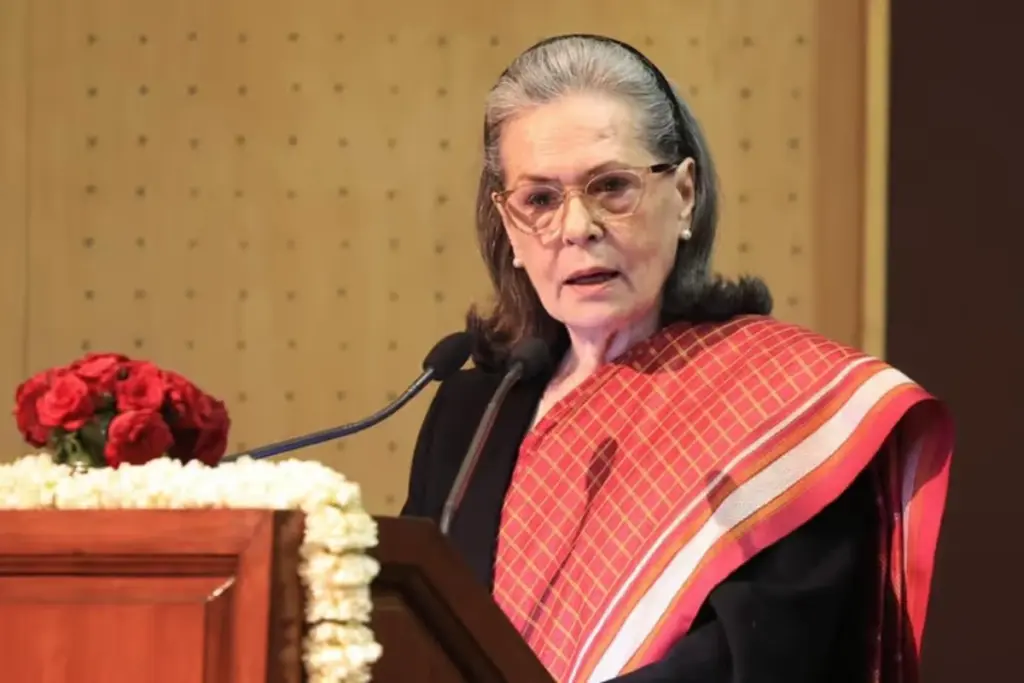 Sonia Gandhi attack on central government said weakened MNREGA over past 11 years