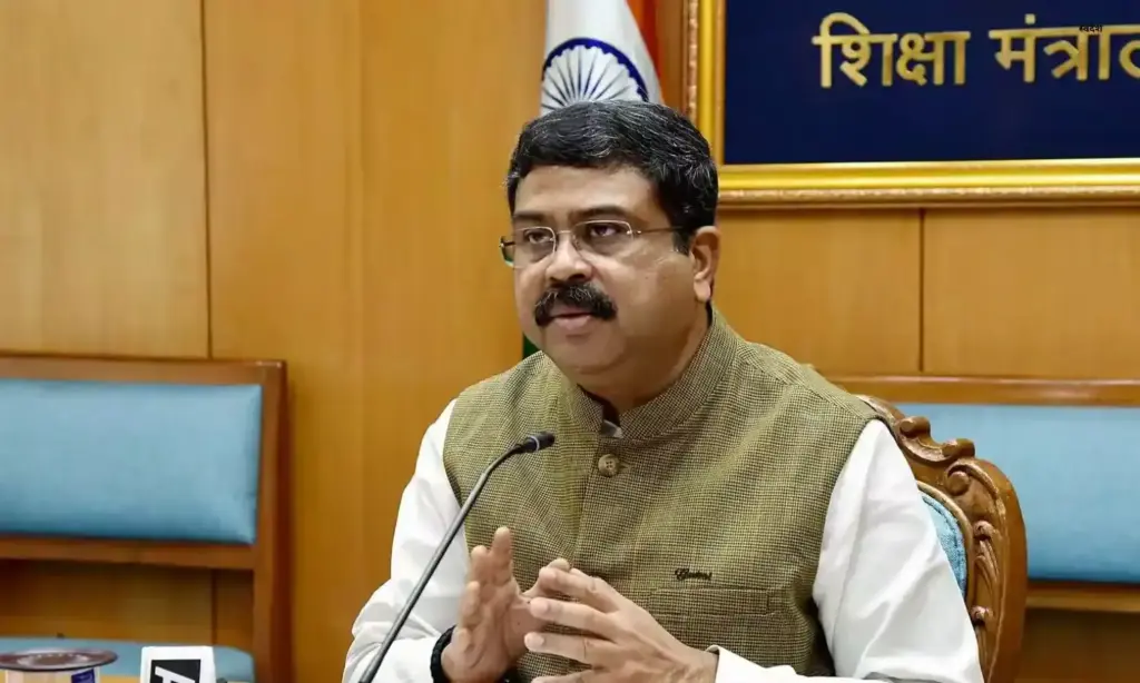 Union Education Minister Dharmendra Pradhan speaking at a seminar in Bhopal on