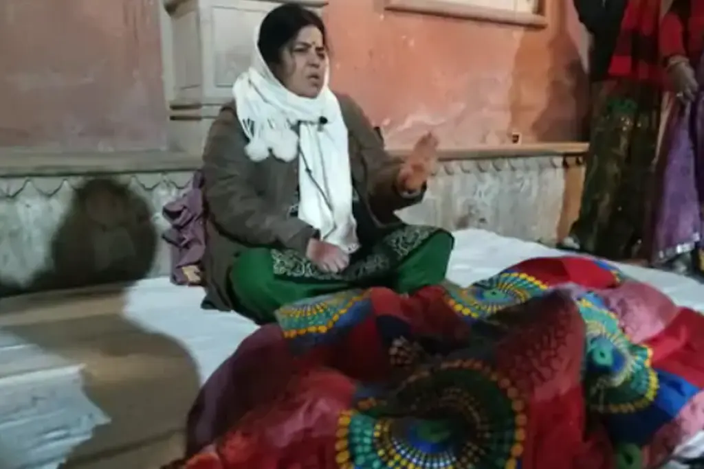 Bharatpur news, Jitendra Kaur protest