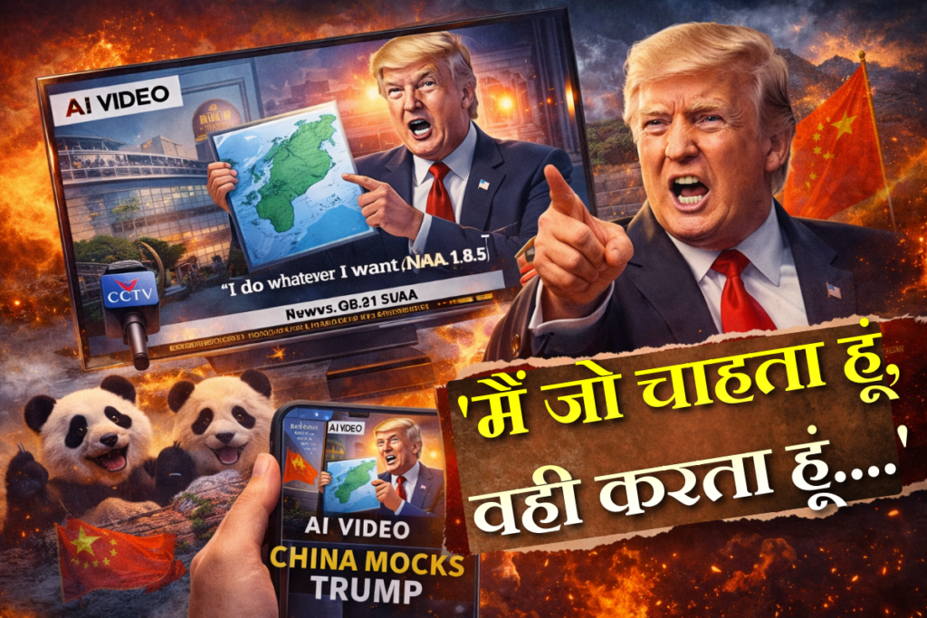 China AI video against Donald Trump