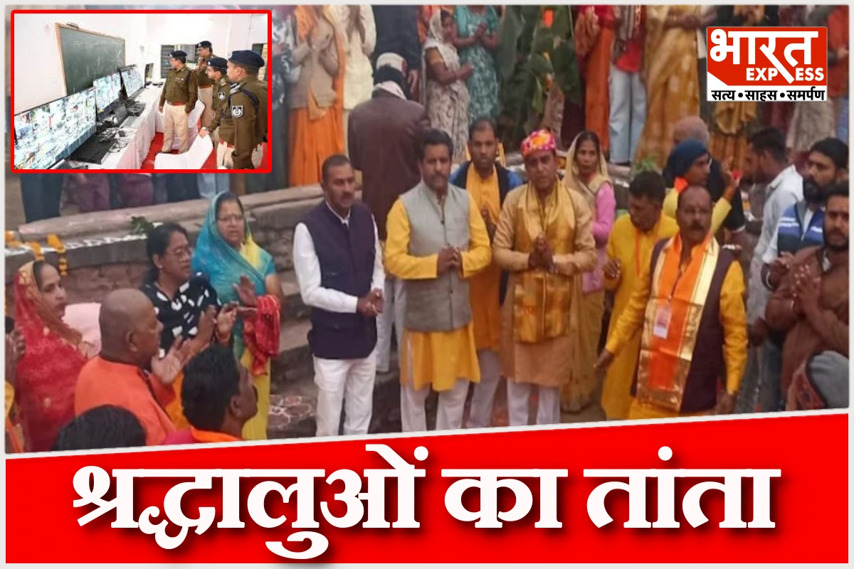 भोजशाला में श्रद्धालुओं का तांता, सूर्यास्त तक जारी रहेगा हवन, सुरक्षा के कड़े इंतजाम
