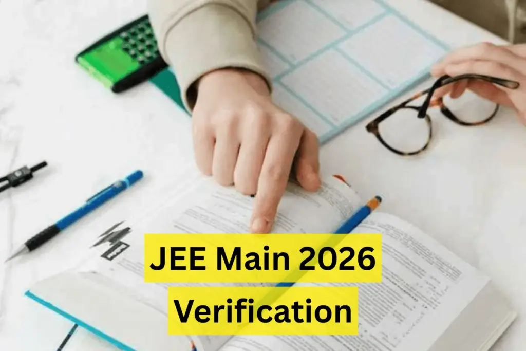JEE Main 2026 Verification