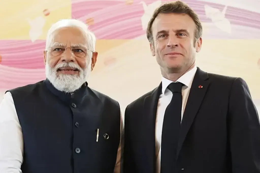 Macron India visit