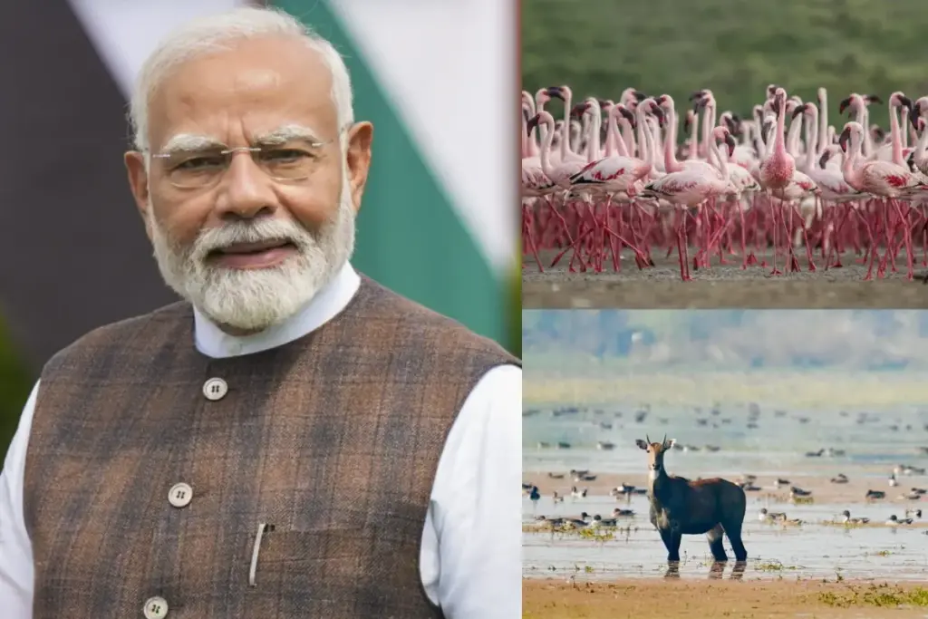 PM Modi On New Ramsar Sites India
