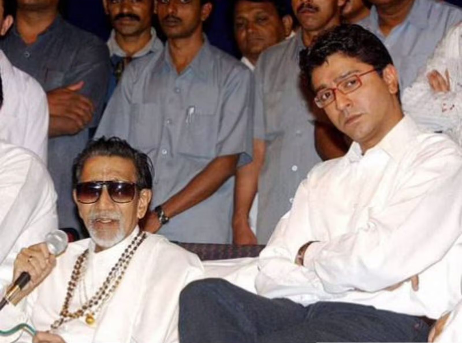 Raj Thackeray with Balasaheb