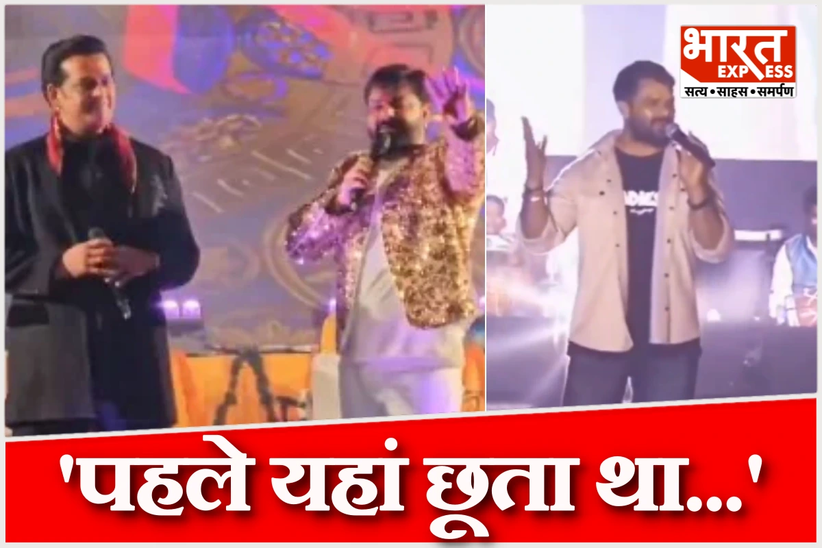 ‘पहले यहां छूता था, अब यहां छूता है…बाद का पता नहीं’, खेसारी लाल यादव ने रवि किशन को दिया करारा जवाब, सोशल मीडिया पर वीडियो वायरल
