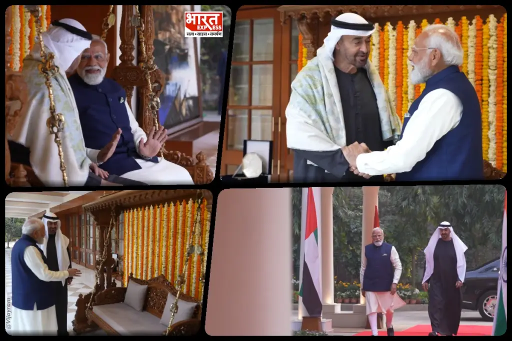 UAE President india visit pm modi