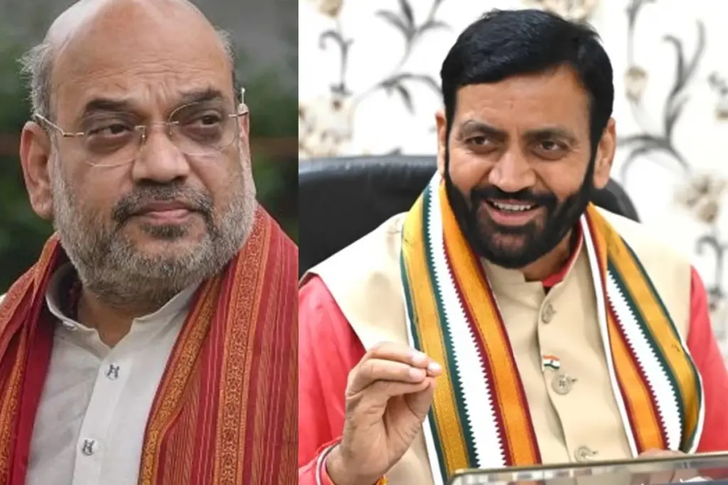 Amit Shah Birthday Wish to Haryana CM Nayab Singh Saini