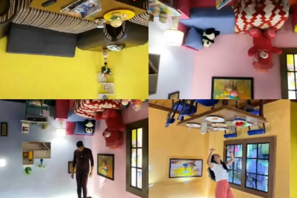 Hyderabad upside down house