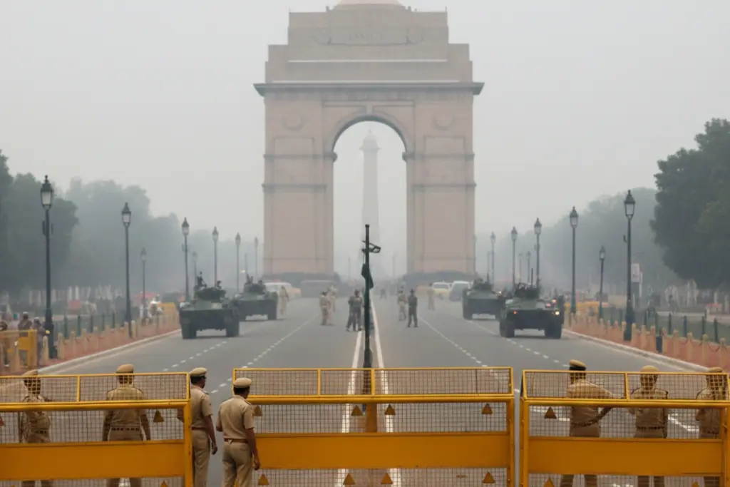 Republic Day parade rehearsal