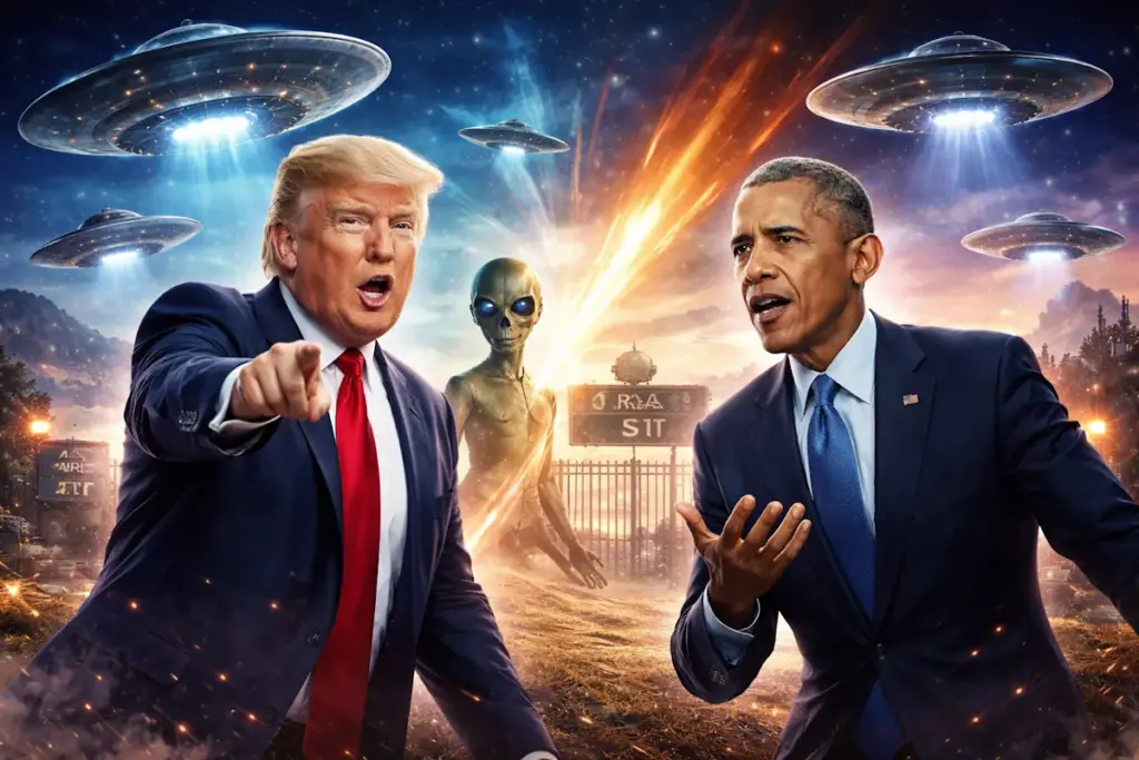 अमेरिका में एलियन पर बवाल: ट्रंप खोलेंगे UFO के राज, ओबामा को लिया आड़े हाथों