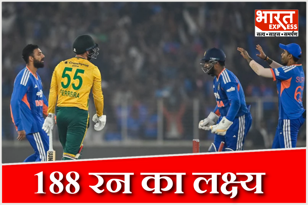 IND vs SA: South Africa Set 188 Target