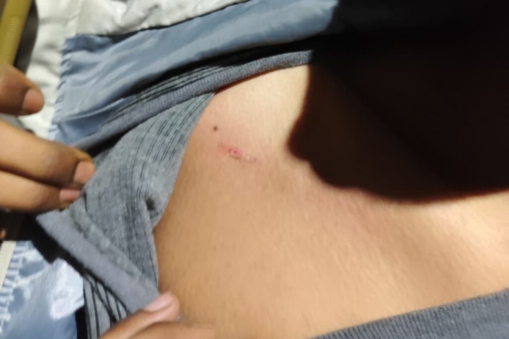 JNU violence image
