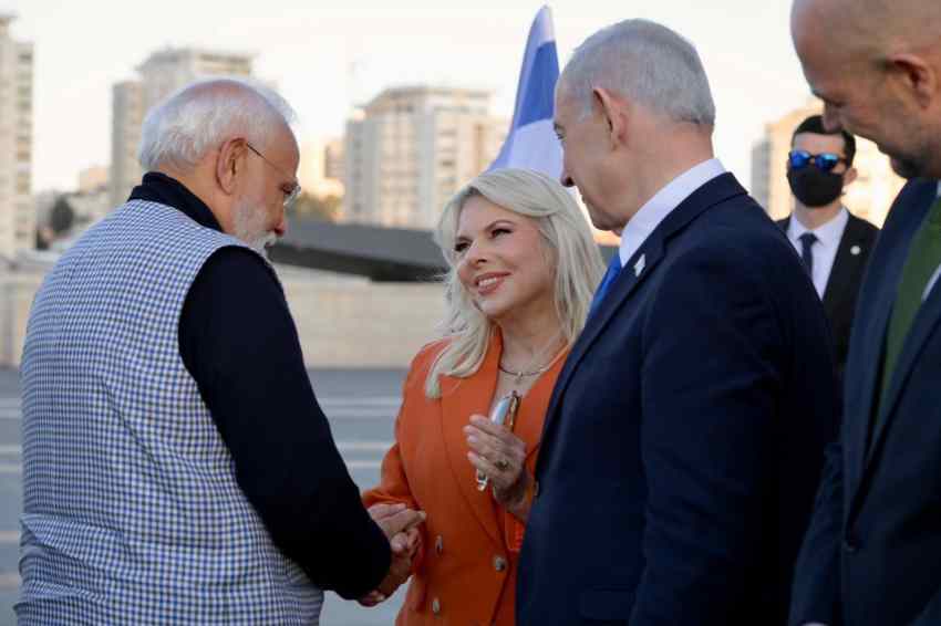 Netanyahu Date India Connection