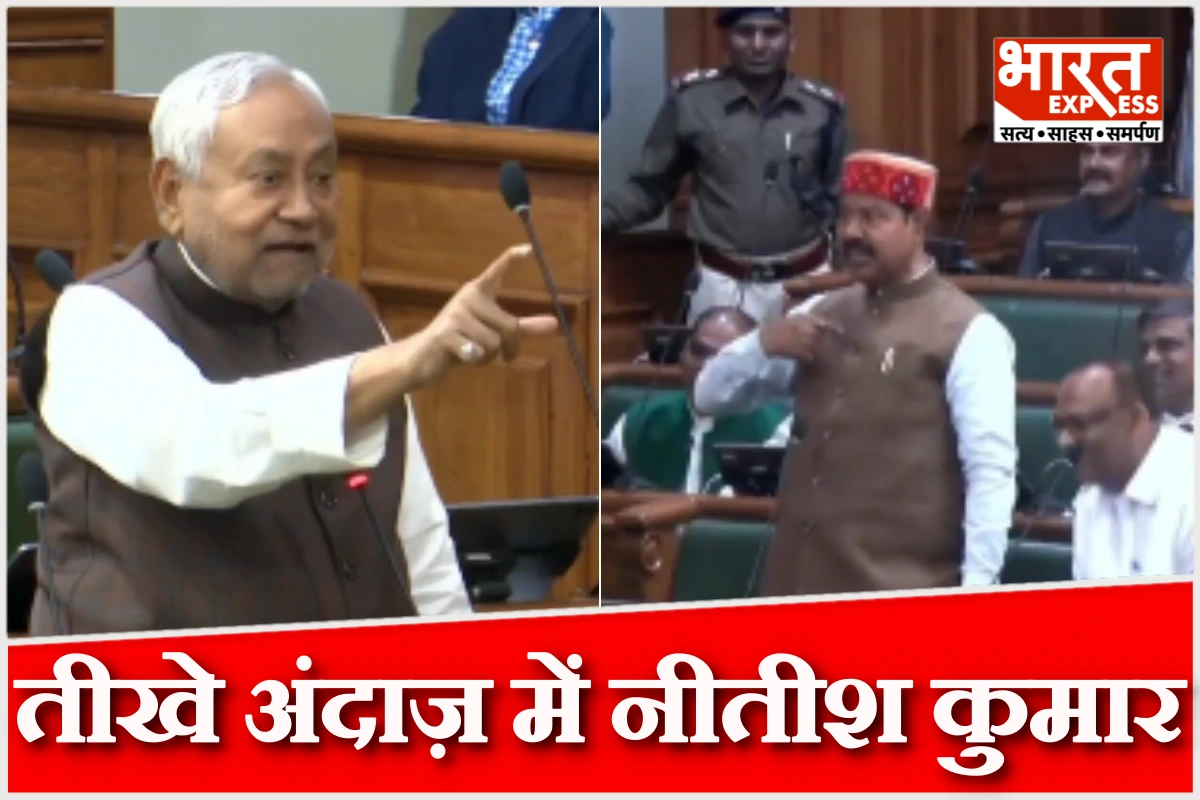 ‘बे-मतलब की बात मत बोलिए, चुपचाप बैठिए’, सदन में विपक्ष पर तीखे अंदाज में बरस पड़े सीएम नीतीश कुमार