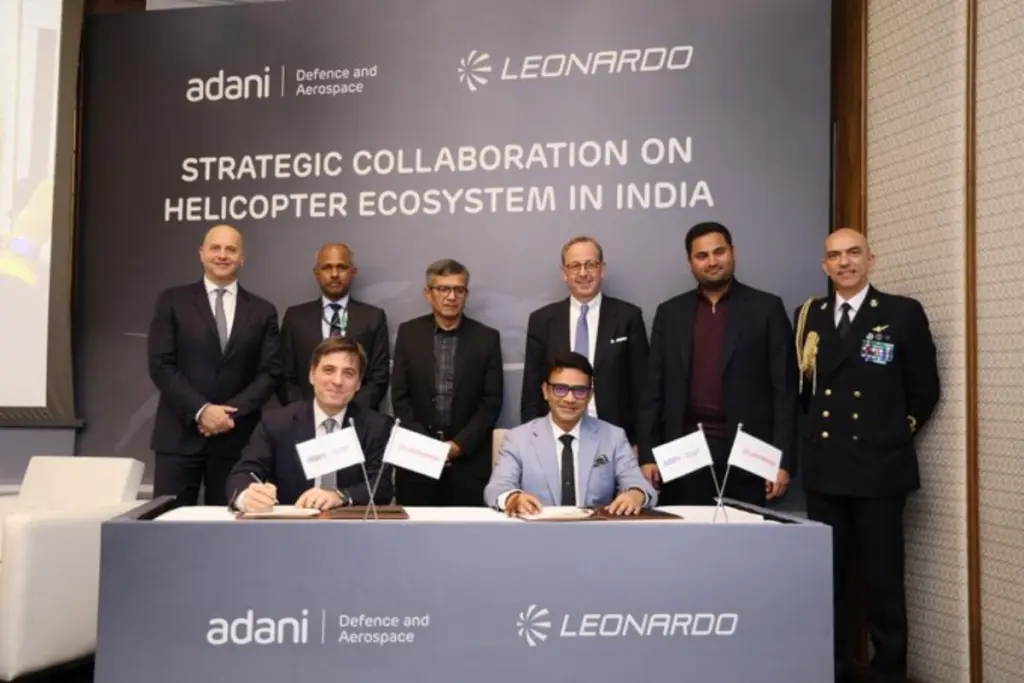 adani-defence-leonardo-helicopter-manufacturing-ecosystem-india