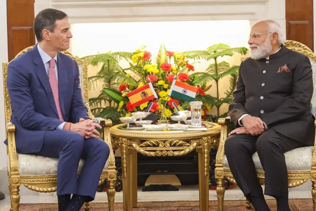 PM Modi, Pedro Sanchez, AI Impact Summit 2026