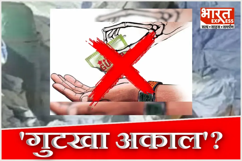 Raipur Police Raid Illegal Gutkha