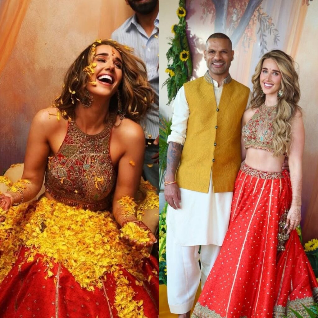 Shikhar Dhawan Haldi Ceremony Images