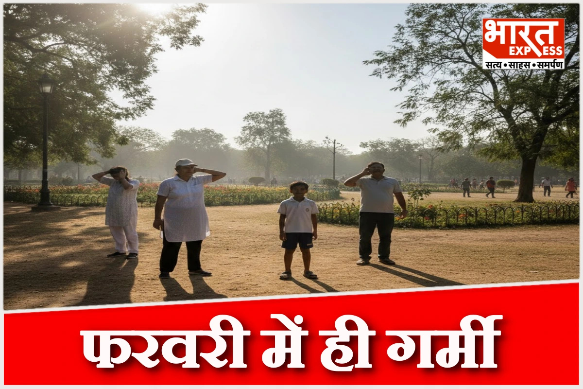 दिल्ली-एनसीआर में फरवरी में ही गर्मी का असर, मार्च जैसा तापमान