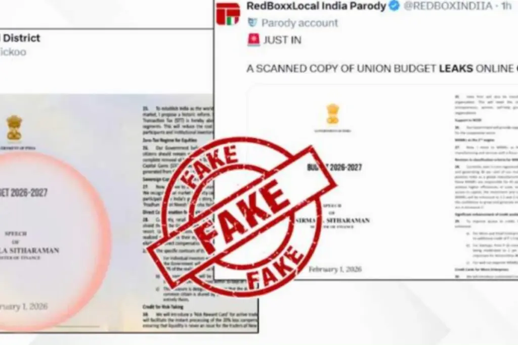 Budget 2026 leak rumours
