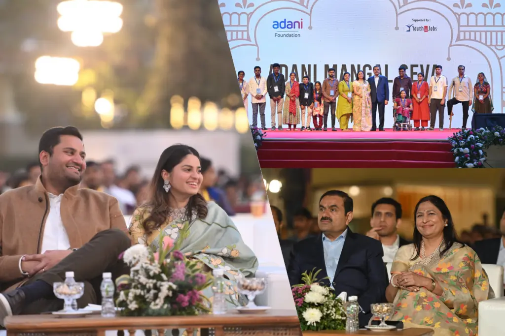 gautam adani jeet diva wedding anniversary