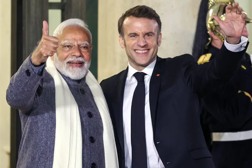 PM Modi Emmanuel Macron Tech Deal