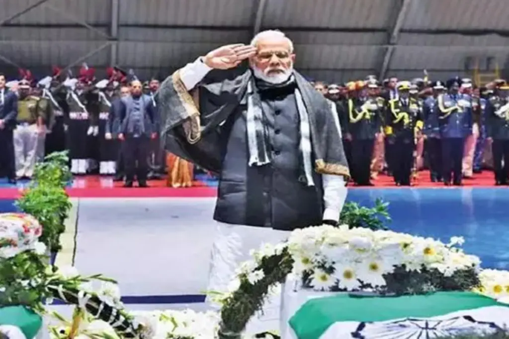 PM Modi Pulwama Tribute
