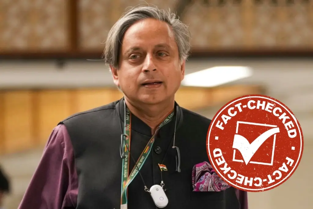 Shashi Tharoor Viral Video Truth