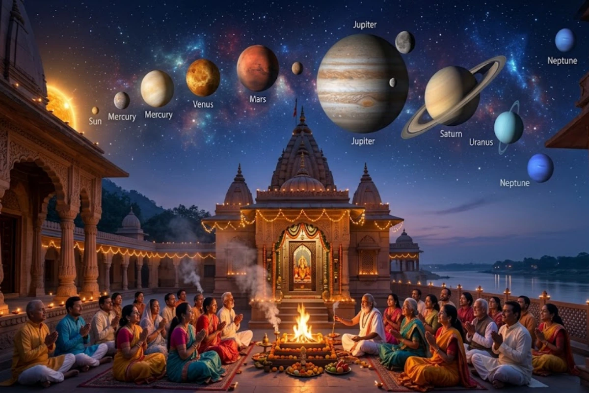 नवरात्रि में ग्रहों का दुर्लभ संयोग, भक्तों के लिए शुभ योगों का निर्माण